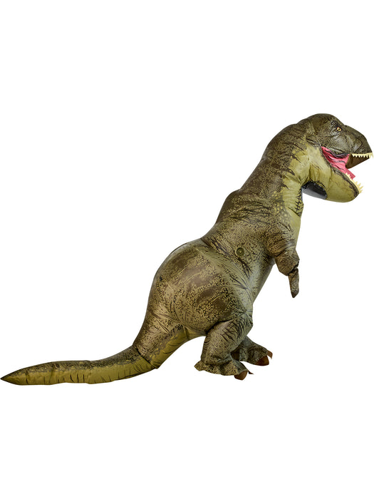 Adult Big and Tall Jurassic World T-Rex Inflatable Costume - costumesupercenter.com