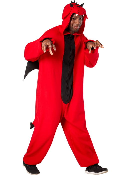 Adult Red Dragon Comfy Wear Costume - costumesupercenter.com