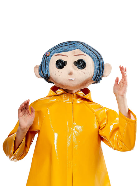 Rubie s Coraline Doll Deluxe Overhead Latex Mask