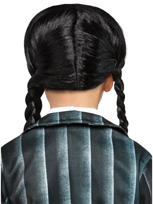 Girls' Wednesday Addams Wig - costumesupercenter.com