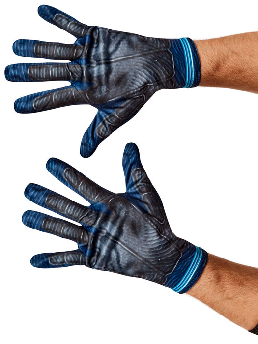 Adult DC Comics Blue Beetle Gloves - costumesupercenter.com