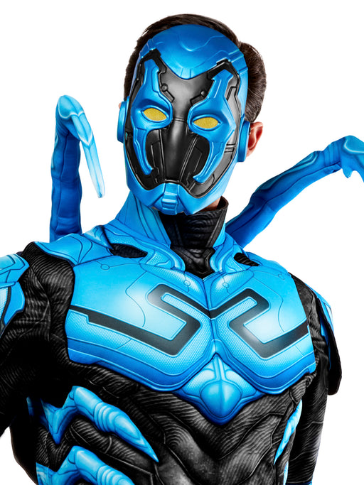 Adult DC Comics Blue Beetle Half Mask - costumesupercenter.com