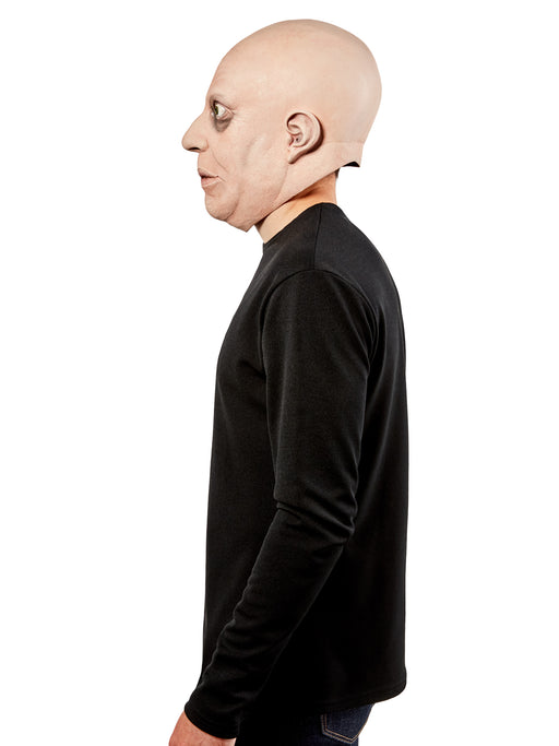 Men's The Addam's Family Uncle Fester Overhead Latex Mask - Deluxe - costumesupercenter.com