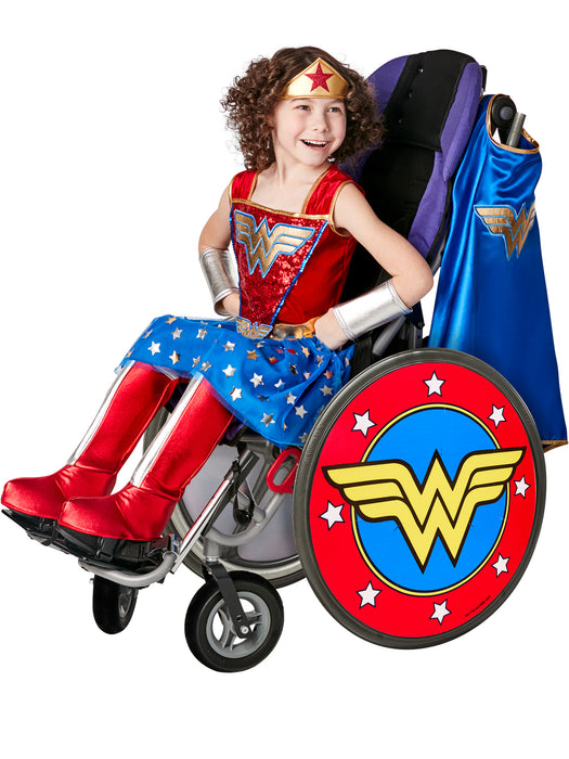 DC Comics Wonder Woman Wheelchair Cover - costumesupercenter.com