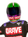 Kids' Monster Jam Grave Digger Half Mask - costumesupercenter.com