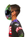 Kids' Monster Jam Grave Digger Half Mask - costumesupercenter.com