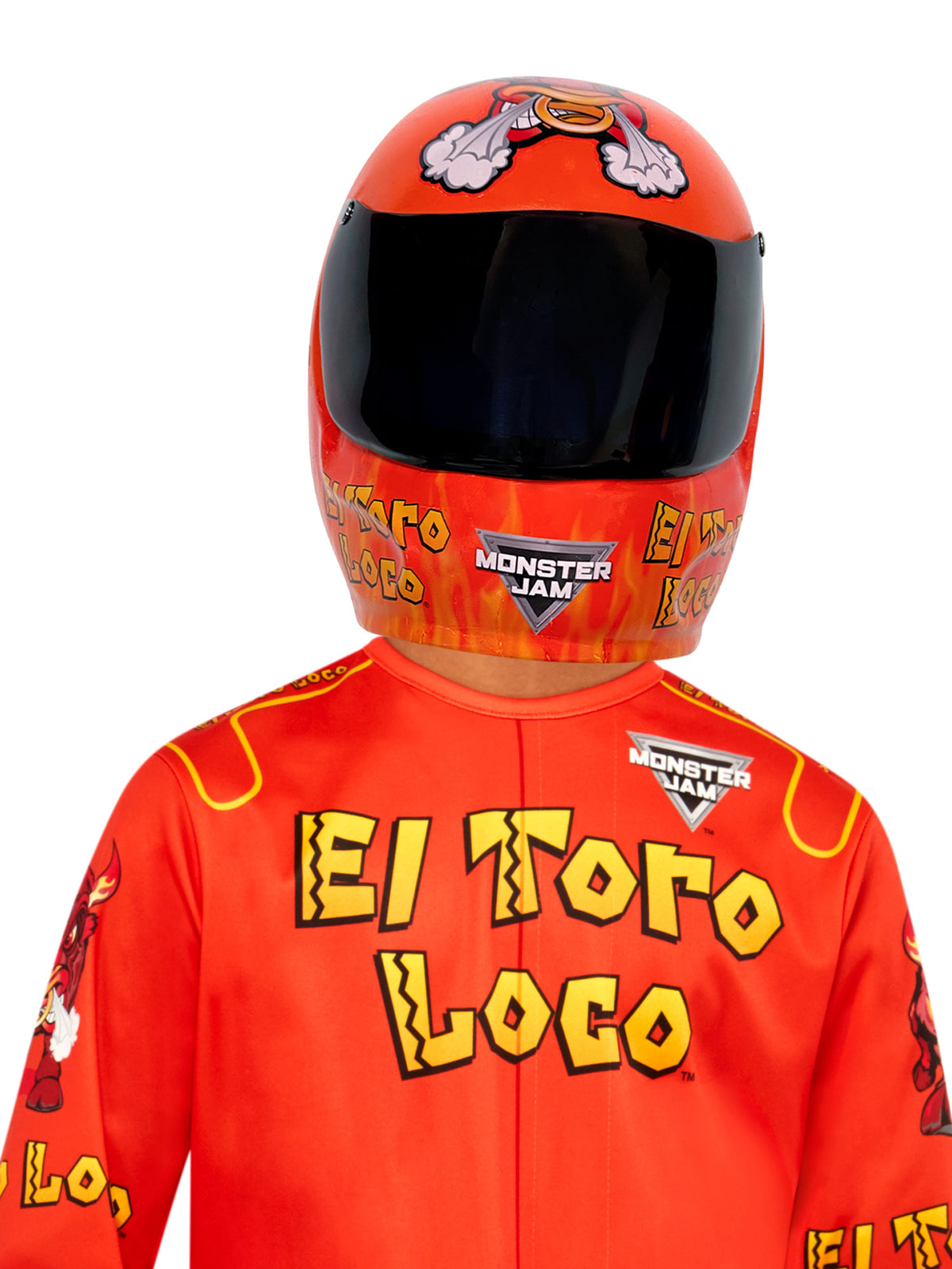 Kids' Monster Jam El Toro Loco Half Mask — Costume Super Center