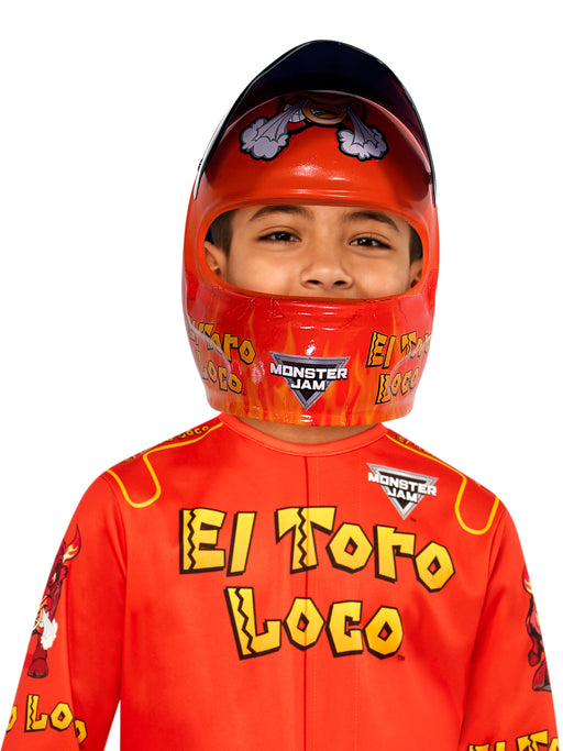 Kids' Monster Jam El Toro Loco Half Mask - costumesupercenter.com