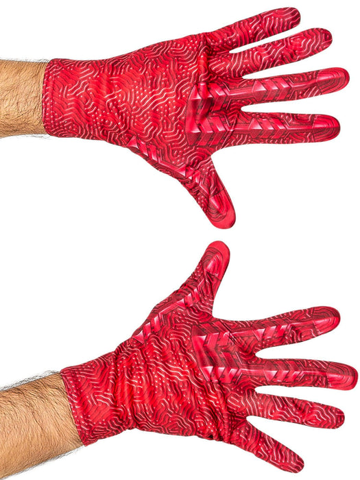 The Flash: Flash Adult Gloves - costumesupercenter.com