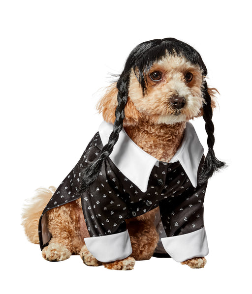 Wednesday Addams Pet Costume - costumesupercenter.com