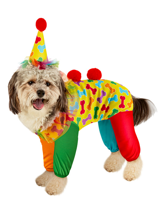 Circus Clown Pet Costume - costumesupercenter.com