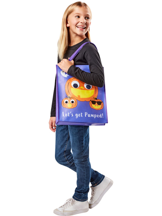 Kids' Get Pumped Pumpkin Googly Eyes Halloween Treat Bag - costumesupercenter.com