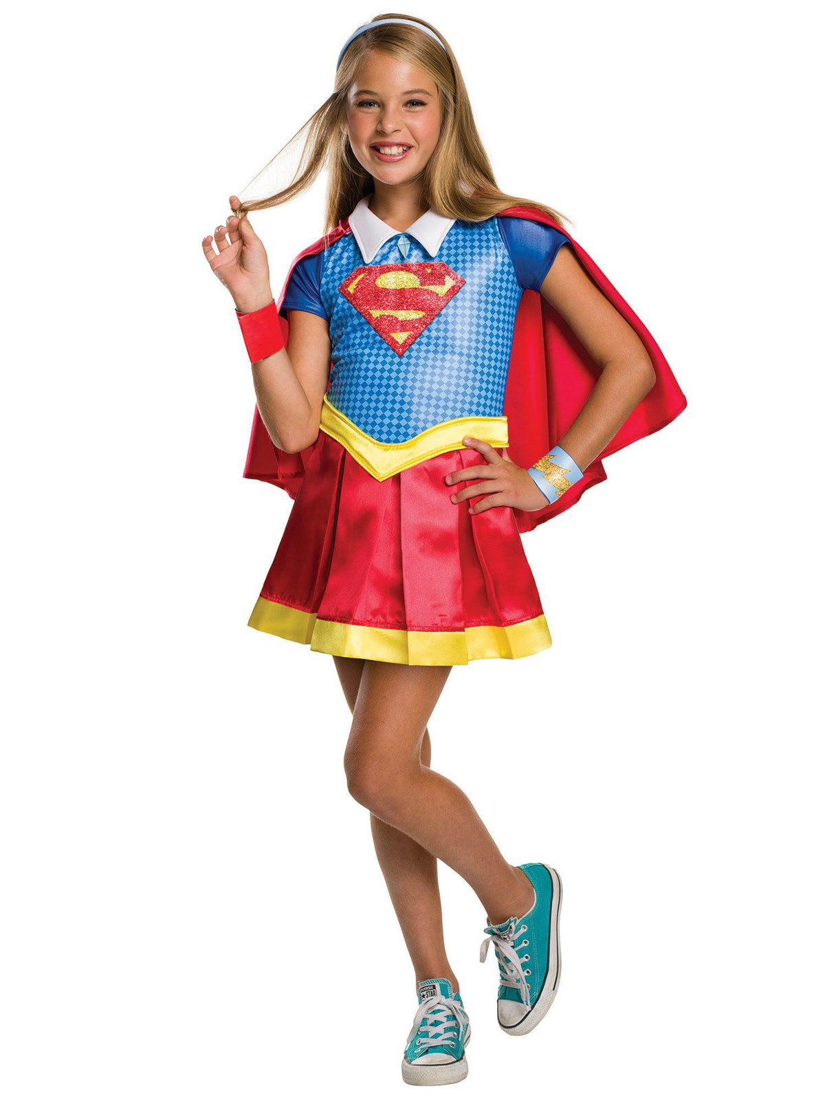 DC SuperHero Girls Supergirl Deluxe Costume — Costume Super Center