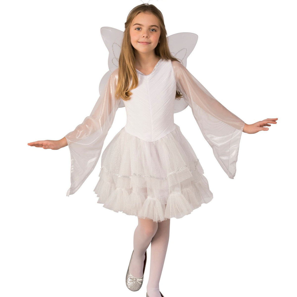 Deluxe Girls Golden Angel Costume | Christmas Costumes for Kids