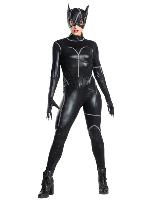 Women's 1990's Batman Catwoman Costume with Mask - costumesupercenter.com