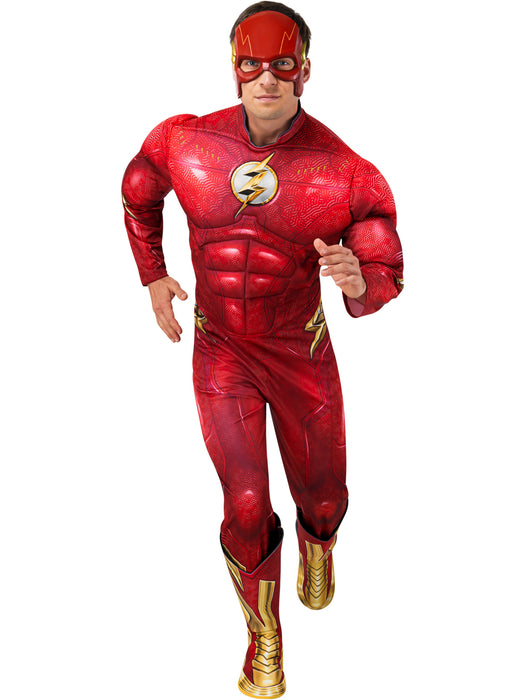 The Flash: Flash Adult Deluxe Costume - costumesupercenter.com