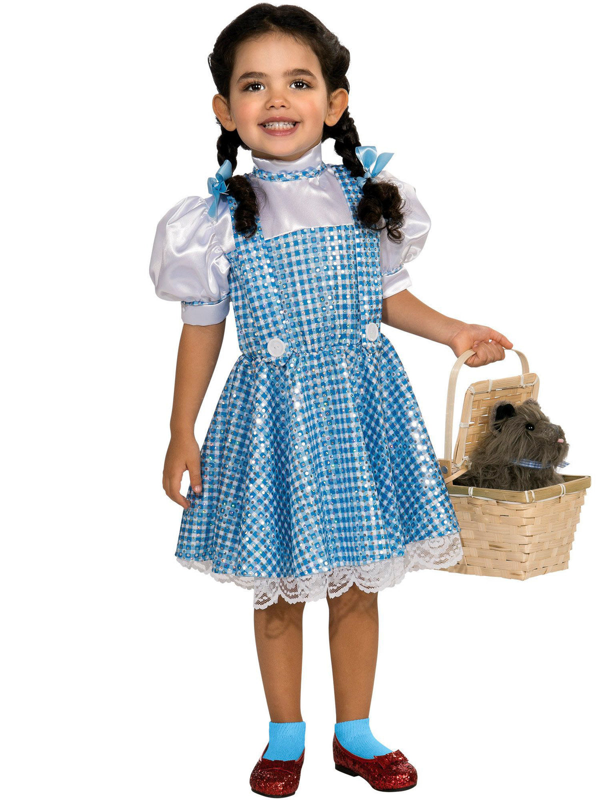 Girls Wizard of Oz Dorothy Sequin Costume — Costume Super Center