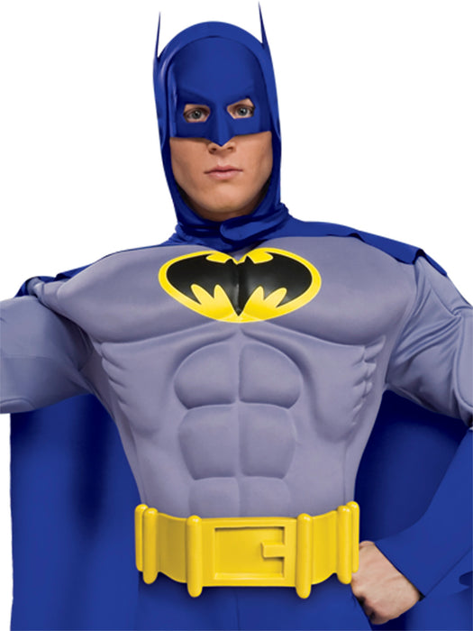 Mens Deluxe Muscle Chest Batman Costume — Costume Super Center