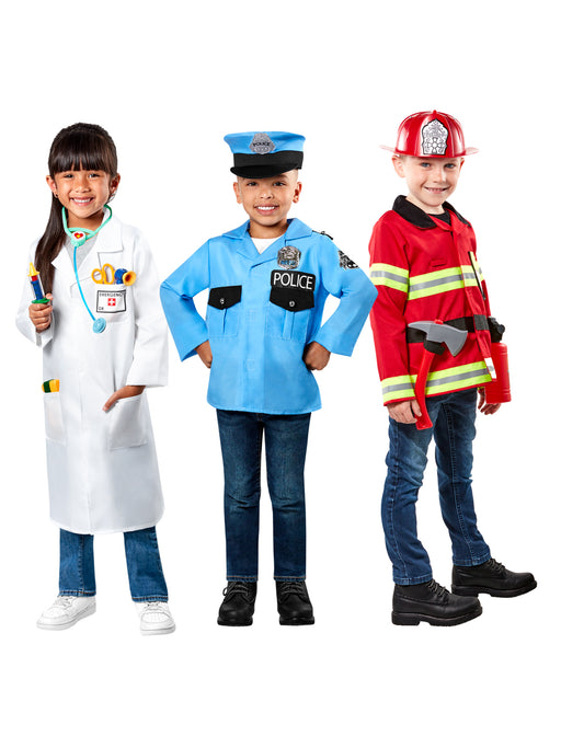 Kid's Everyday Heroes Trunk Dress Up Set - costumesupercenter.com