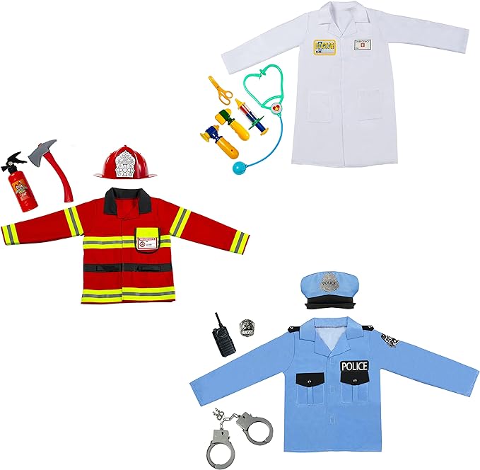 Kid's Everyday Heroes Trunk Dress Up Set - costumesupercenter.com